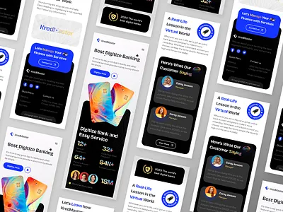 KredMaster: Mobile App Design for the Web 3.0 Era android app design app ui baking app banking banking app design digital account finance app fintech app interface ios mobile banking money app online bank online banking app payment ui design wallet app web 3.0 web 3.0 app