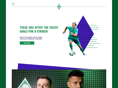 SV Werder Bremen branding design ui ux vector