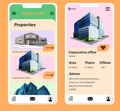 Build Craft app appdesign branding design graphic design ui uiux uiux design web design