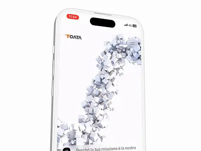 T-DATA new website hero animation 3d animation branding graphic design hero motion graphics prototype ui ux