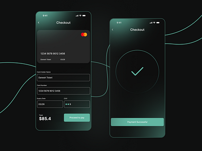 Credit Card Checkout Page - #DailyUI app design checkout page dailyuichallenge design figma mobile design payment page payment process ui uiux web design