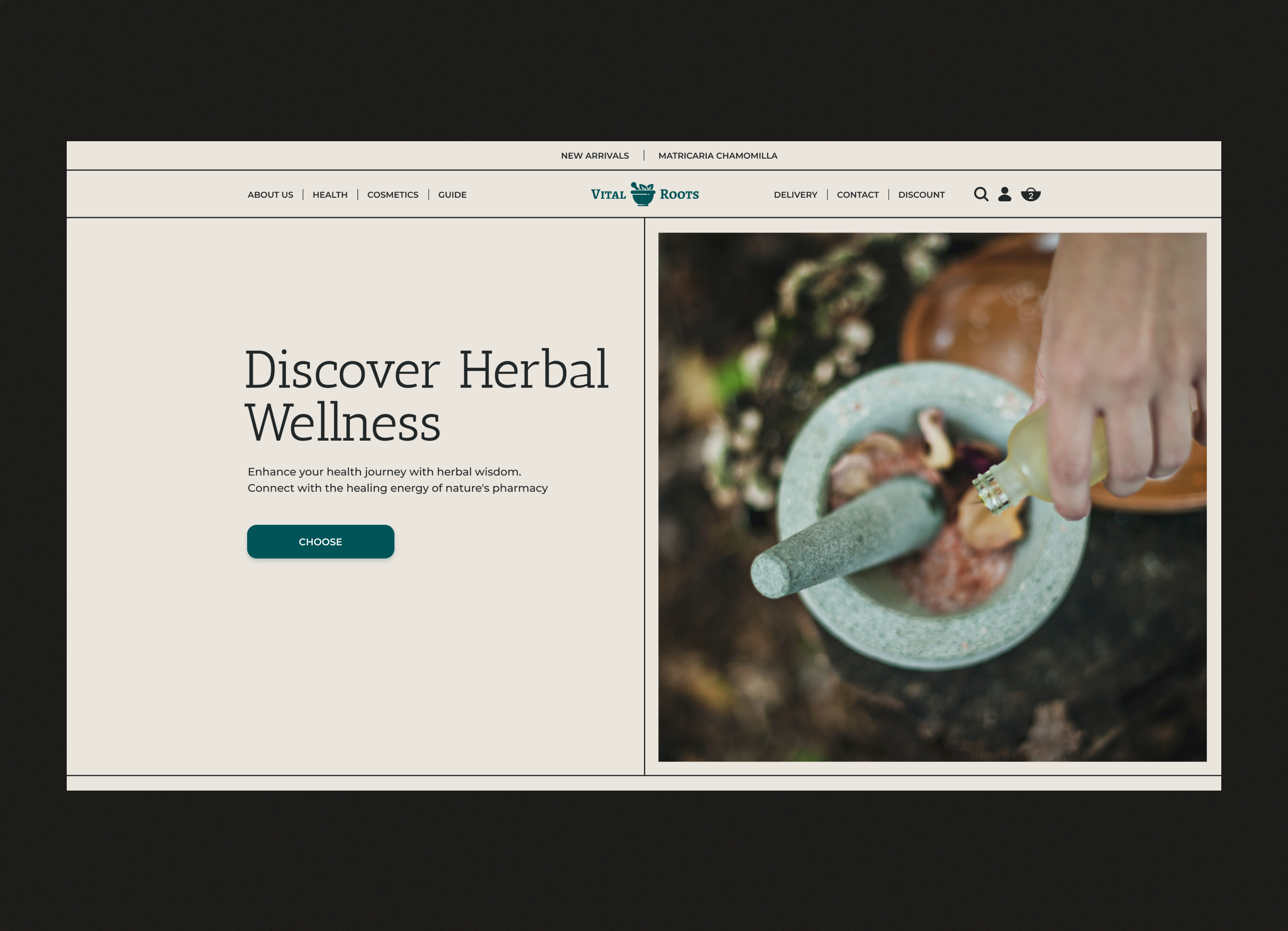 Phyto Pharmacie figma herbal phyto pharmacy ui website