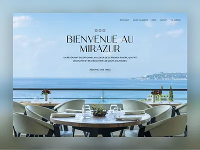 Mirazur - Luxury Restaurant on the French Riviera ui web webdesign