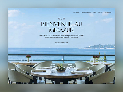 Mirazur - Luxury Restaurant on the French Riviera ui web webdesign