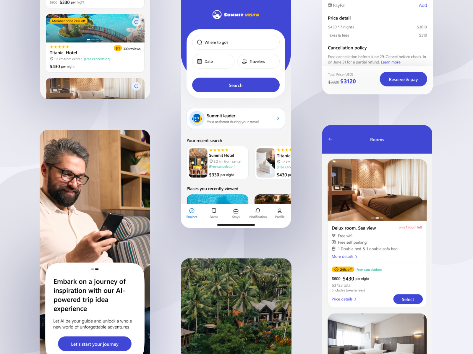 Summit Vista App by Zeinab Izadi on Dribbble