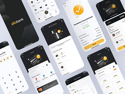 Allobank Apps💰 app design fintech mobileapp mobiledesign ui uidesign uiux uiuxdesign