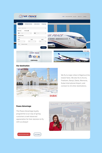 Flight Ticket Booking Web Design design ui ux