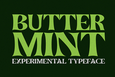 Buttermint - Experimental Typeface beer branding creative design experiemntal fantasy font gothic graphic design illustration logo medieval modern old retro special typeface unique vintage whiskey