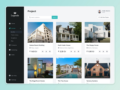 Real Estate Dashboard 🏠 agent building buy land clean dashboard design house map property real estate real estate agency realestate realtor rent residence simple ui uiux web app