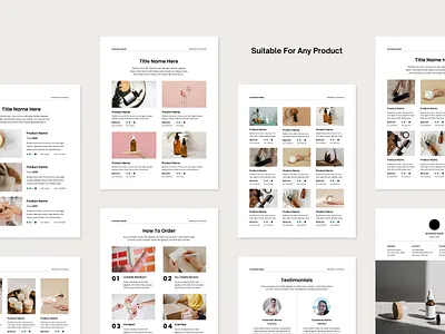 Product Catalog Templates canva canva template layout design product templates template