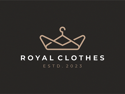 royal clothes clothes concept king logo royal