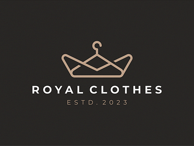 royal clothes clothes concept king logo royal