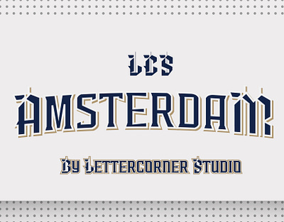 Amsterdam | JERSEY FONT badge branding cloud design dreams font font design illustration logo ui
