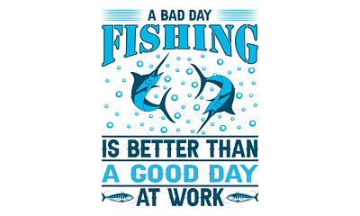 Fishing T shirt Design Illustration design fish fisherman fishing illustration t shirt t shirt design typography vector world