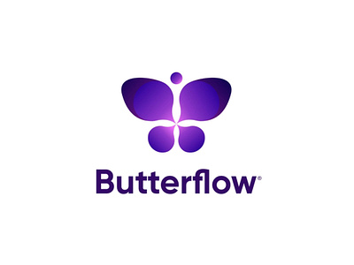 ButterFlow - Logo Design brand branding design graphic design illustration logo logo design logodesign mark ui