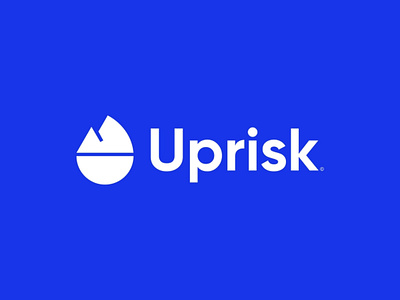 Uprisk - Logo Design brand branding design graphic design illustration logo logo design logodesign mark ui
