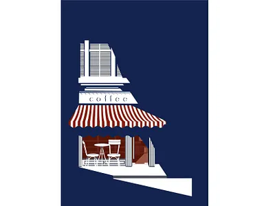 Cafe design illustration vector