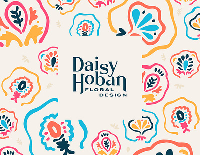 Daisy Hoban Floral Design branding design floral design florists graphic design illustration logo website design