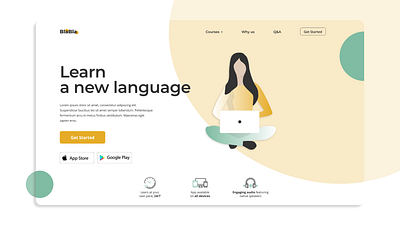 DAILY UI CHALLENGE :: 003 - LANDING PAGE daily 100 challenge daily ui challenge design graphic design landing page ui