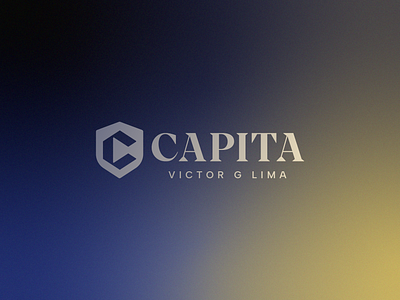Capita - Victor G Lima | Visual Identity brand design branding business finance logodesign logotipo logotype luxury mercado financeiro premium
