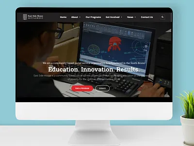 East Side House Web Design branding design website