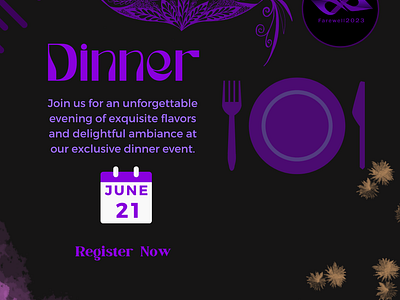 Dinner Poster designs, themes, templates and downloadable graphic ...
