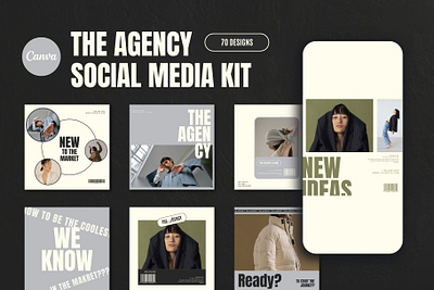 Creative Agency Canva Templates behance bundle canva canva design canva template creative agency design social media