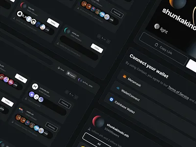 Light UI Components app branding conponent icon illustration logo tool ui web web3