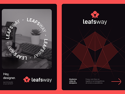 LeafsWay - identidade visual brand brand design brand identity brand sign branding canada design graphic design logo logotype poster poster design ux design