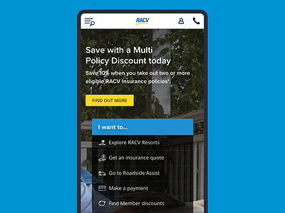 RACV branding creative design ui