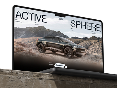 Audi Activesphere landing page concept