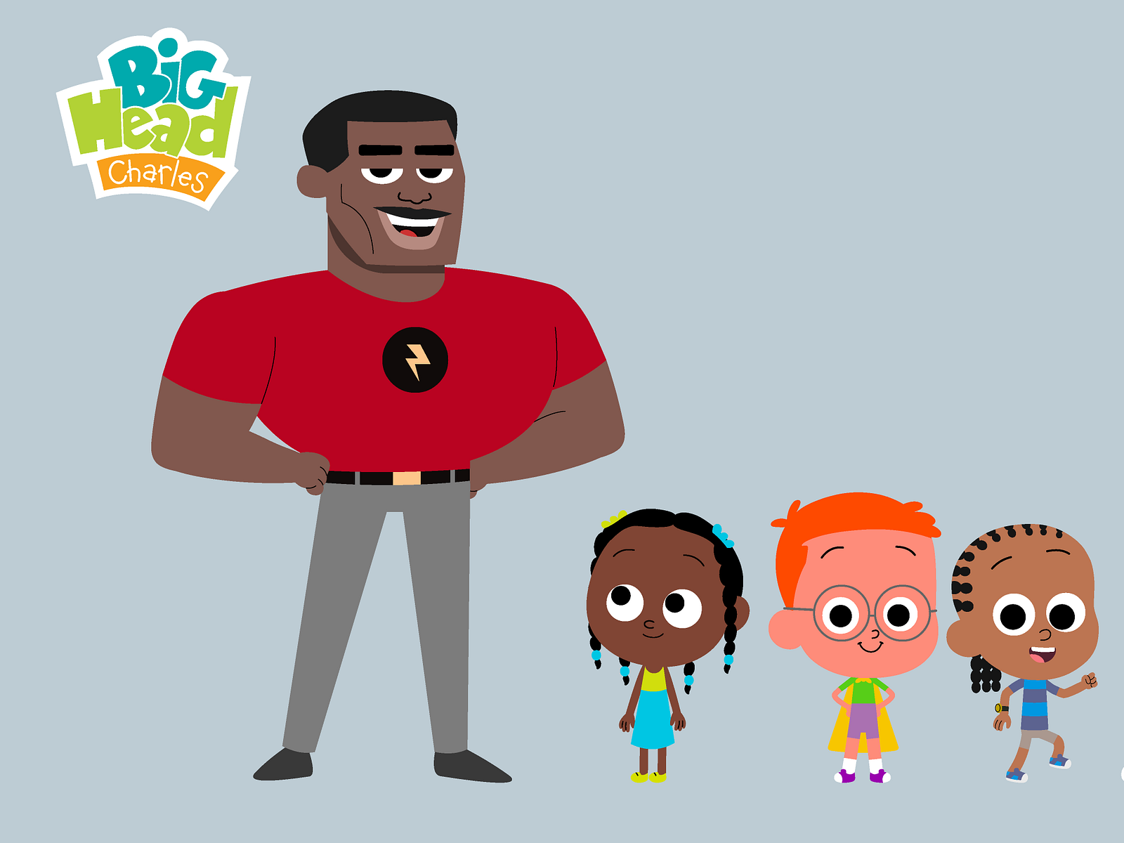 Big Head Charles Character Lineup by Lafe Taylor on Dribbble