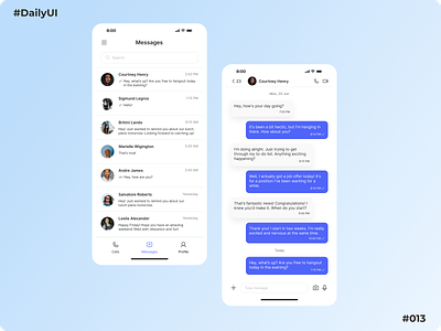 Chat screen - DailyUI Challenge #013 appdesign branding chat app chatscreen daily ui 013 dailyui dailyui13 dailyuichallenge dailyuichallenge13 design figma illustration logo message app message screen messaging app mobile mobile design product design ui