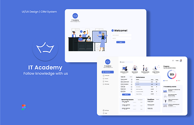 CRM System IT Academy crm ecommerce uiux