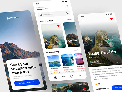 [ Exploration ] Jointour.id - Travel Apps aplication apps clean graphic design jointour landing page logo mobile apps motion graphics tour and travel tour and travel app travel travel apps trip ui ui design ui kit website website travel