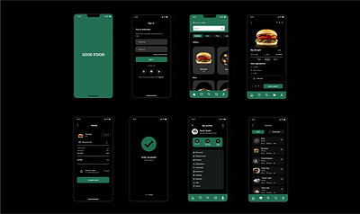 Delivery Food Mobile App fooddelivery mobileapp uiux