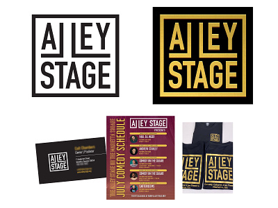 Alley Stage Logo Design branding design graphic design