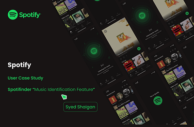 Spotify "Music Identify Feature" animation branding design graphic design illustration logo motion graphics ui ux vector