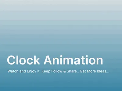 Clock Animation animation app figma figmaanimation ui ui screens uiinspiration userinterface ux