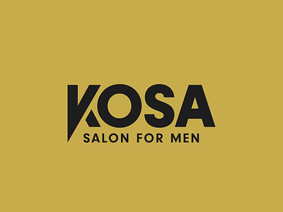 KOSA Salon for Men branding logo