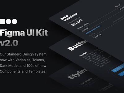 Standerd v2.0 card ui checkout design system figma login menu signup subscription table ui template ui ui kit ux