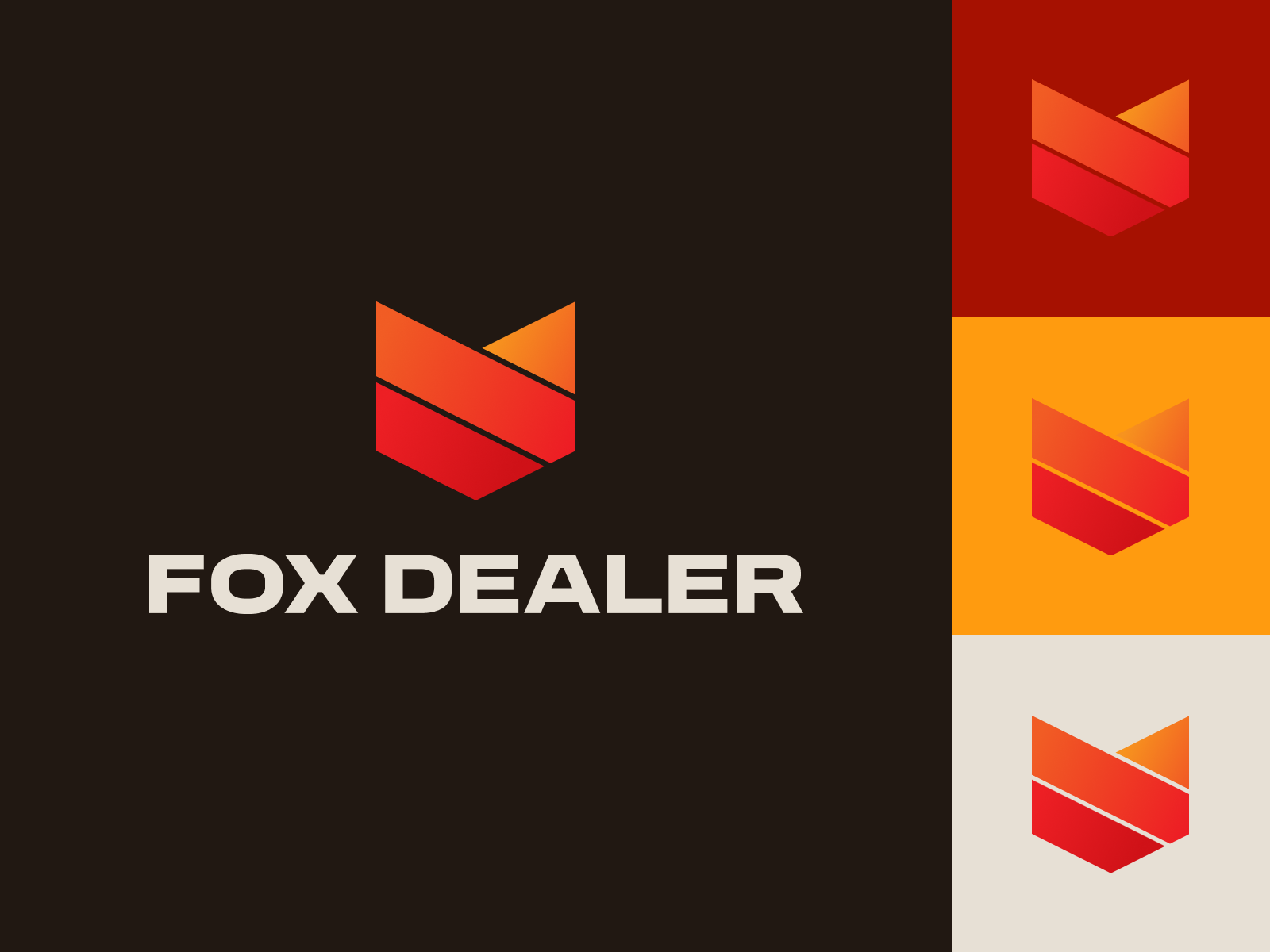 Fox Dealer branding logo typography