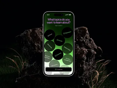 Harmony® - Mental health App / Mobile Animation 3d animation animation anxiety fulcrum health app health startup health tech interaction mental health mindfulness app mobile animation mobile app motion relaxation app therapy app trend ui ui animation ux wellness app