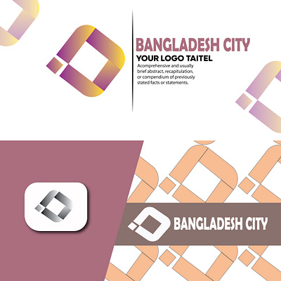 Concept : Bangladesh city- Logo Design branding creativ logo graphic design logo motion graphics ui