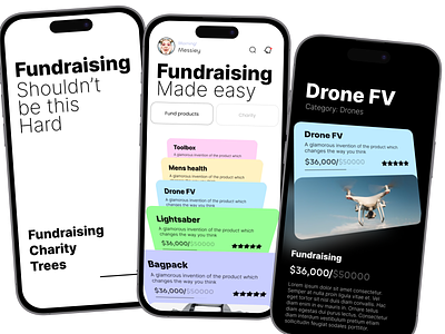 Charity crowdfunding app design mobile app app design app designer charity charity app charity app design crowdfund crowdfunding crowdfunding app donate app donation donation app fundraising fundraising app non profit non profit app save trees social media tree funding app ui designer ui kit