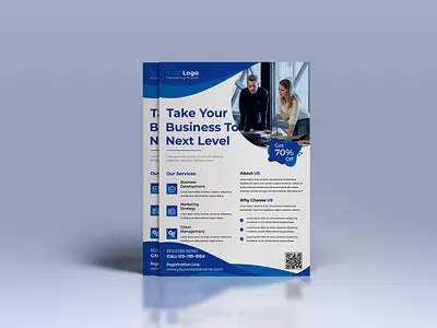 Professional Business Flyer Design branding business call to action clean colors contact details corporate elegant flyer design illustration information layout logo minimalist modern professional professionalism services sophisticated typography