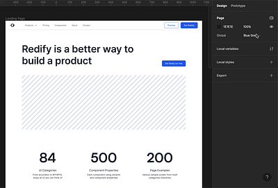 Themes - figma variables components design enterprise figma saas ui uidesign variables wireframe wireframe kit