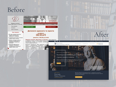Lawyer Website Redesign branding design figma lawyer redesign ui ux web design