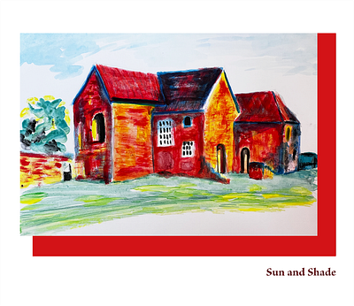Sun & Shade houses illustration red