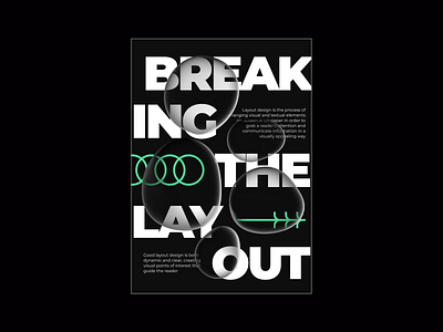 Typography and layout exploration poster design [040723-ND] art black brutalism design graphic graphic design layout poster posters print type typo typography wall decor